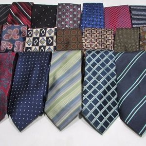 New 3 Name Brand 100% Silk LONG LENGTH Ties